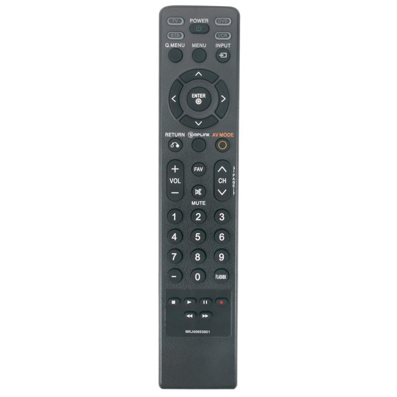 econtrolly New MKJ40653801 Remote Control for LG LCD TV 32LG30 32LG30DC 32LG30UD 32LG60 32LG60-UA 32LG70 32LG70-UA 37LG30 32LN5300UB 32LN5300-UB 37LG30DC 37LG30-UA 37LG30-UD 37LG50 37LG50-UA 37LG50-UG 37LG - Image 1